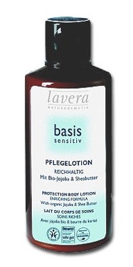 Lait corporel soin riche Bio Lavera au jojoba et karité bio
