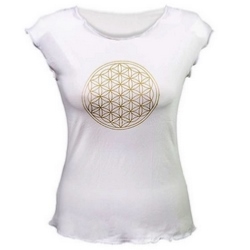 Tee shirt Fleur de vie - Blanc