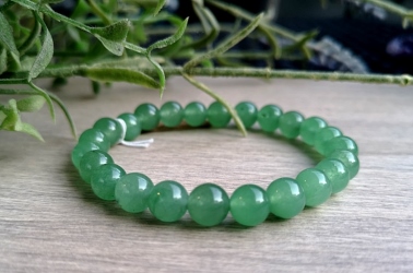 Bracelet Aventurine verte 8 mm