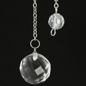 Pendule Cristal (verre) Facetté